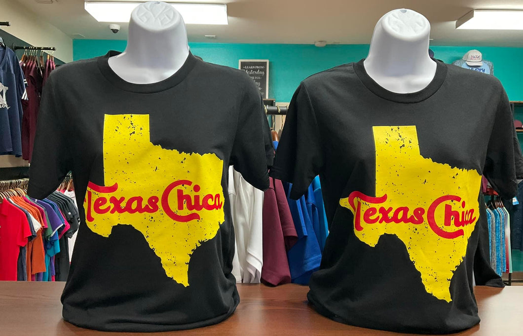 Black Texas Chica TEE