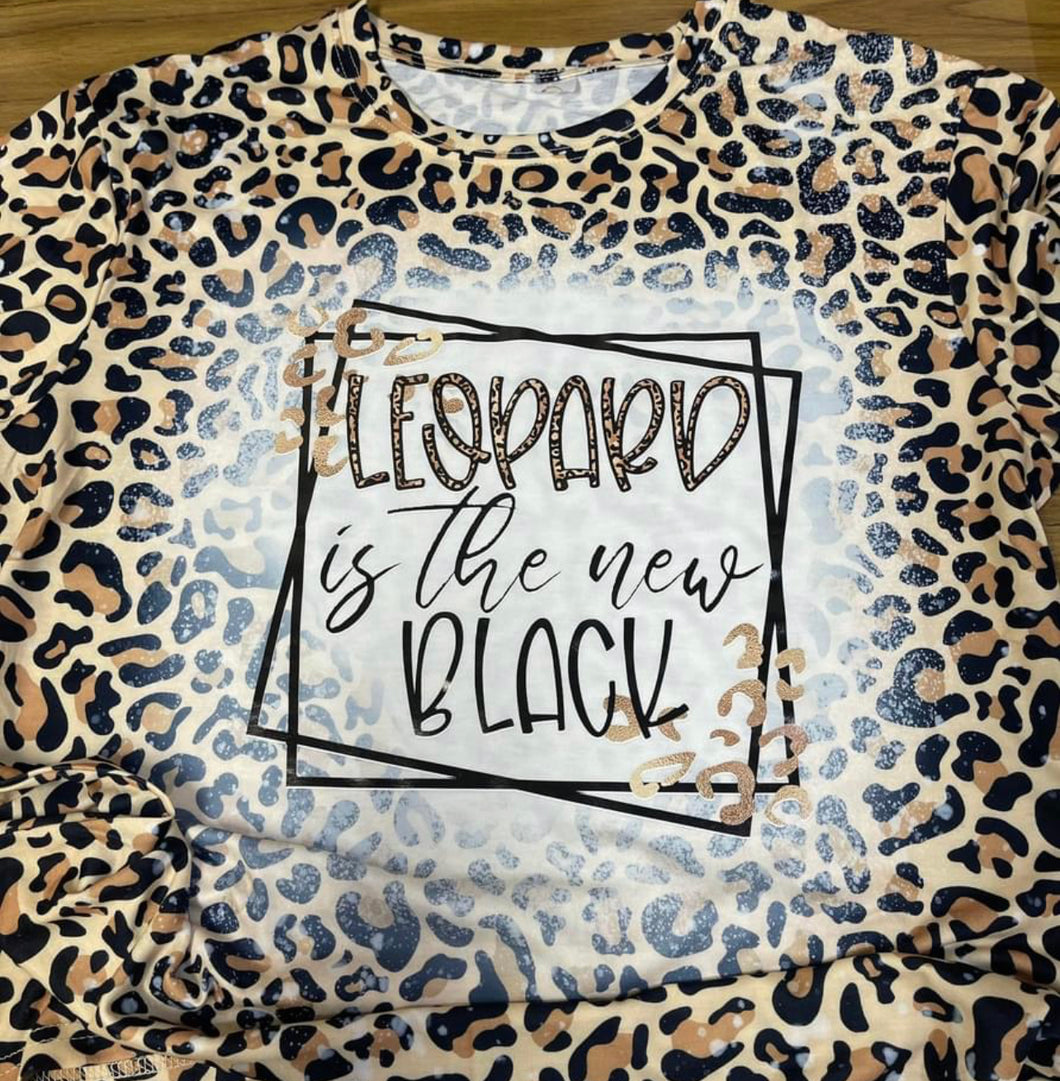 LEOPARD IS THE NEW BLACK TEE